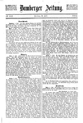 Bamberger Zeitung Freitag 6. Juli 1855