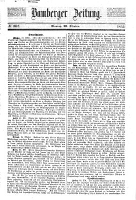 Bamberger Zeitung Montag 29. Oktober 1855