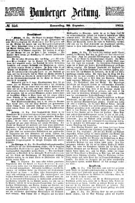 Bamberger Zeitung Donnerstag 20. Dezember 1855