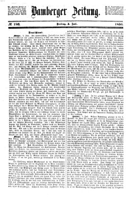 Bamberger Zeitung Freitag 4. Juli 1856