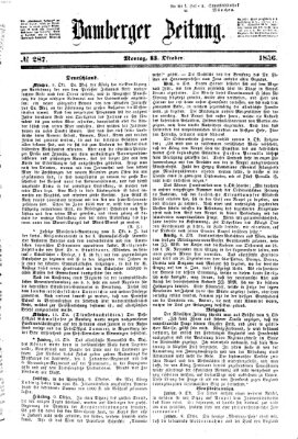 Bamberger Zeitung Montag 13. Oktober 1856