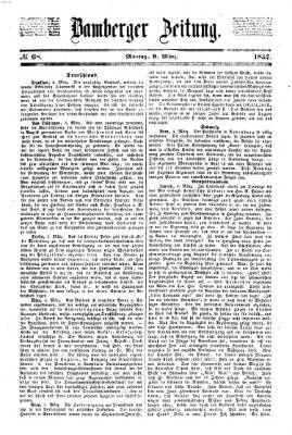 Bamberger Zeitung Montag 9. März 1857