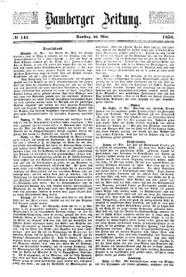 Bamberger Zeitung Samstag 22. Mai 1858