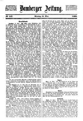 Bamberger Zeitung Montag 28. Mai 1860