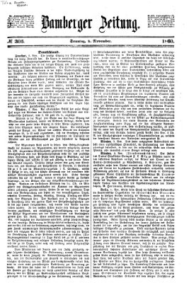 Bamberger Zeitung Sonntag 4. November 1860