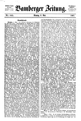 Bamberger Zeitung Montag 6. Mai 1861