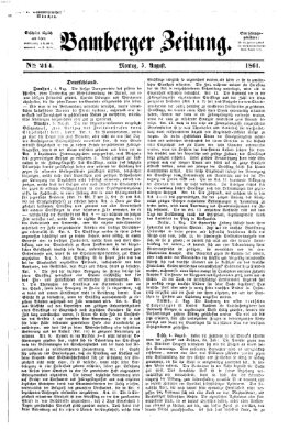 Bamberger Zeitung Montag 5. August 1861