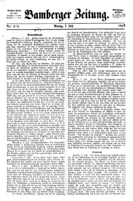 Bamberger Zeitung Montag 7. Juli 1862