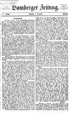 Bamberger Zeitung Montag 7. Dezember 1863