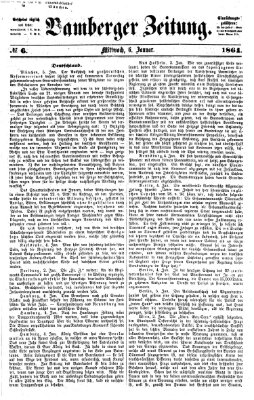 Bamberger Zeitung Mittwoch 6. Januar 1864