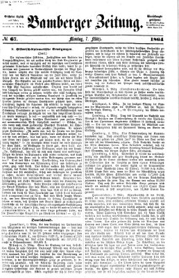 Bamberger Zeitung Montag 7. März 1864
