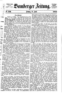 Bamberger Zeitung Dienstag 26. April 1864