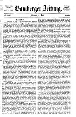Bamberger Zeitung Mittwoch 8. Juni 1864