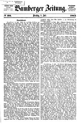 Bamberger Zeitung Dienstag 5. Juli 1864