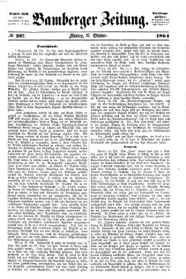 Bamberger Zeitung Montag 17. Oktober 1864