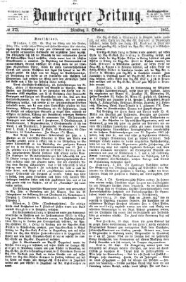 Bamberger Zeitung Dienstag 3. Oktober 1865
