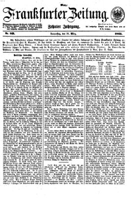 Neue Frankfurter Zeitung Donnerstag 30. März 1865