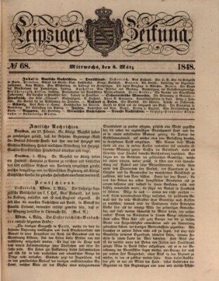 Leipziger Zeitung Mittwoch 8. März 1848