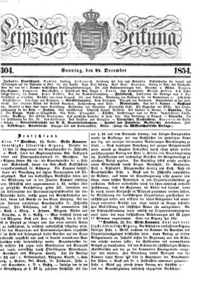 Leipziger Zeitung Sonntag 24. Dezember 1854