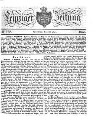 Leipziger Zeitung Mittwoch 18. Juli 1855