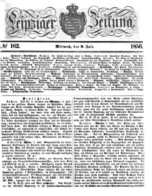 Leipziger Zeitung Mittwoch 9. Juli 1856