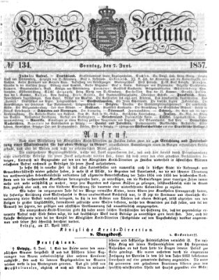 Leipziger Zeitung Sonntag 7. Juni 1857