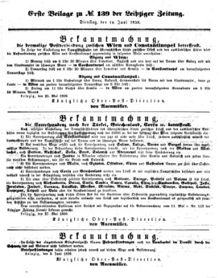 Leipziger Zeitung Dienstag 14. Juni 1859