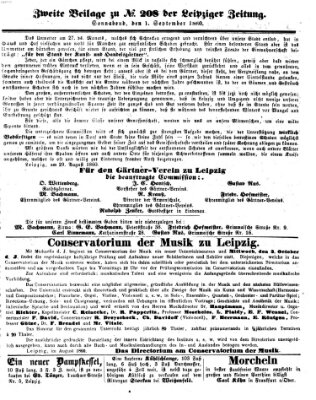 Leipziger Zeitung Samstag 1. September 1860