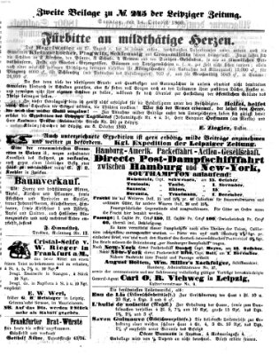Leipziger Zeitung Sonntag 14. Oktober 1860