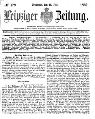 Leipziger Zeitung Mittwoch 30. Juli 1862