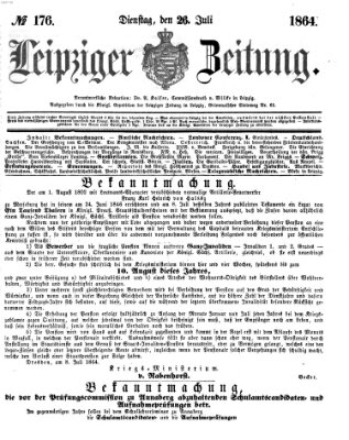 Leipziger Zeitung Dienstag 26. Juli 1864