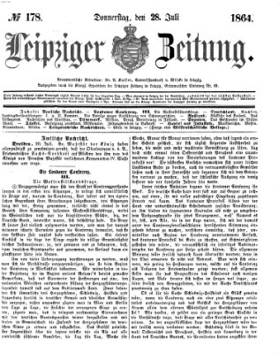 Leipziger Zeitung Donnerstag 28. Juli 1864