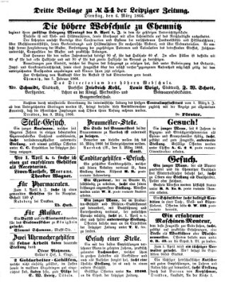 Leipziger Zeitung Dienstag 6. März 1866