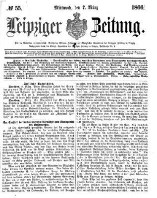Leipziger Zeitung Mittwoch 7. März 1866