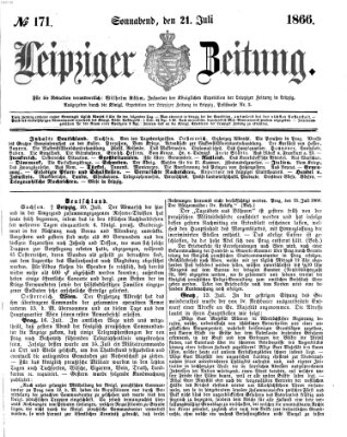 Leipziger Zeitung Samstag 21. Juli 1866