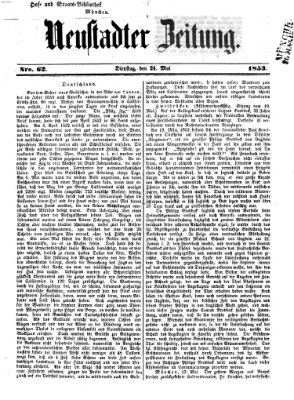 Neustadter Zeitung Dienstag 24. Mai 1853