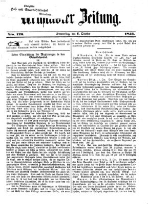Neustadter Zeitung Donnerstag 6. Oktober 1853