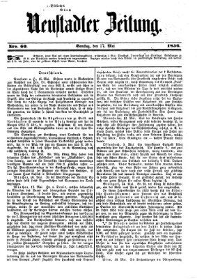 Neustadter Zeitung Samstag 17. Mai 1856