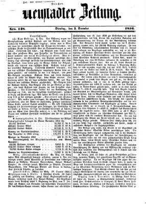 Neustadter Zeitung Dienstag 9. Dezember 1856