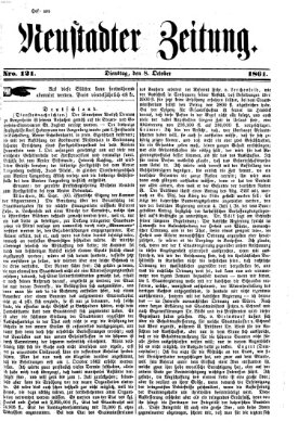 Neustadter Zeitung Dienstag 8. Oktober 1861