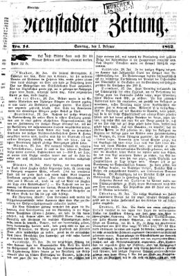 Neustadter Zeitung Samstag 1. Februar 1862