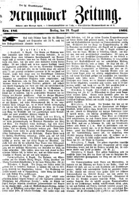 Neustadter Zeitung Freitag 10. August 1866