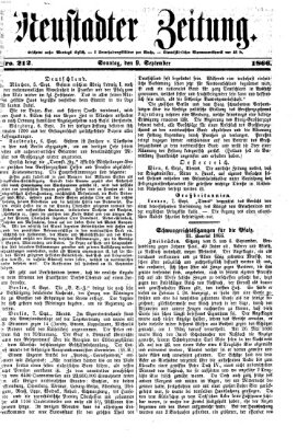 Neustadter Zeitung Sonntag 9. September 1866