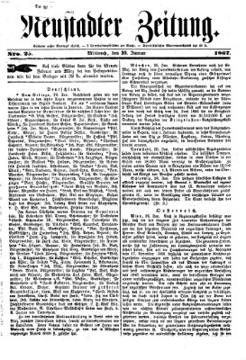 Neustadter Zeitung Mittwoch 30. Januar 1867