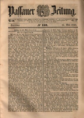 Passauer Zeitung Freitag 12. Mai 1848