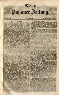 Neue Passauer Zeitung (Passauer Zeitung) Montag 9. Dezember 1850