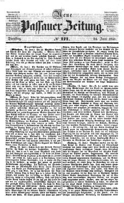 Neue Passauer Zeitung (Passauer Zeitung) Dienstag 24. Juni 1851