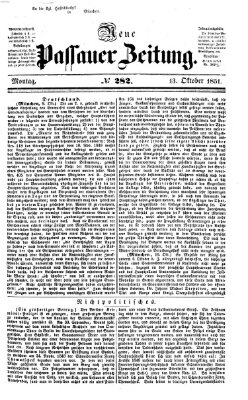 Neue Passauer Zeitung (Passauer Zeitung) Montag 13. Oktober 1851
