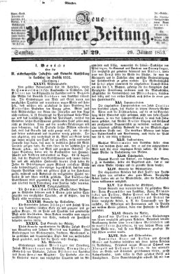 Neue Passauer Zeitung (Passauer Zeitung) Samstag 29. Januar 1853