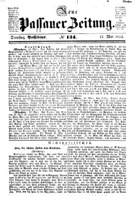 Neue Passauer Zeitung (Passauer Zeitung) Dienstag 17. Mai 1853